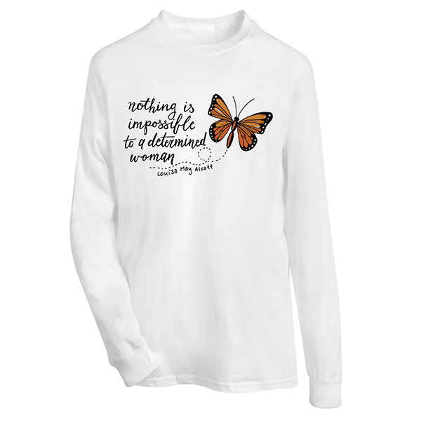 Product image for Nothing is Impossible Long Sleeve T-Shirt