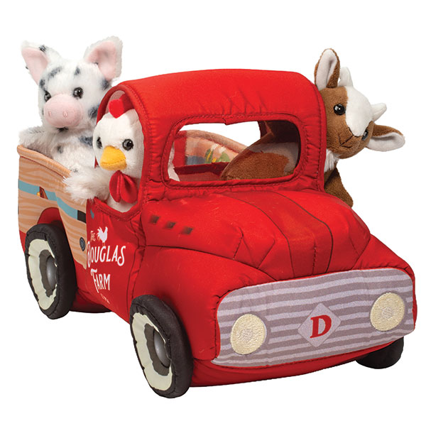 Product image for Red Truck Farm Animals Playset