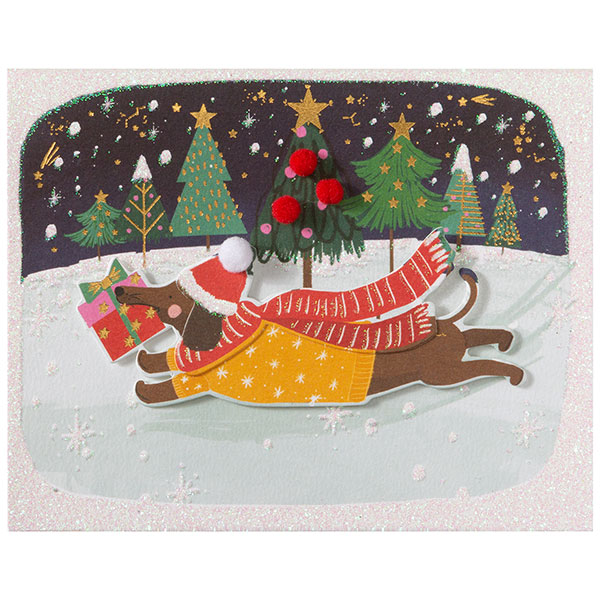Product image for Christmas Dachshund Notecards - Set of 10