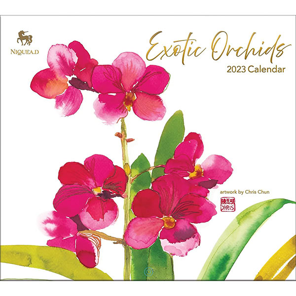 Product image for Exotic Orchids 2024 Wall Calendar