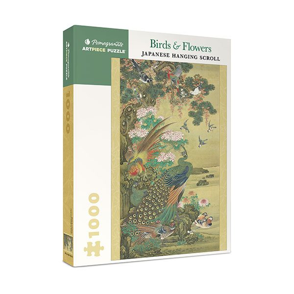 Product image for Birds & Flowers Japanese Hanging Scroll 1,000-Piece Puzzle
