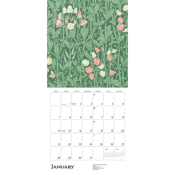 Product image for 2024 William Morris Wall Calendar
