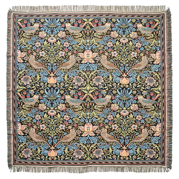 Product image for William Morris Strawberry Fields Tapestry Blanket