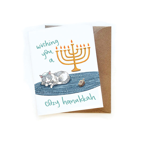 Product image for Cozy Hannukah Cards - Set of 6
