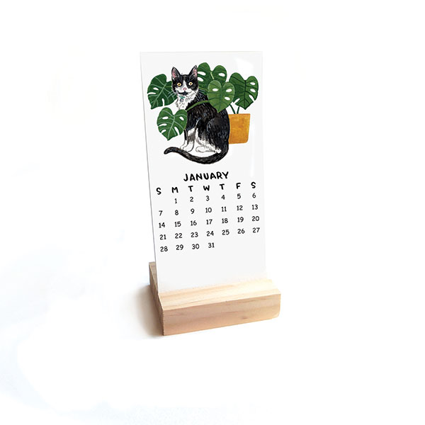 Product image for Tiny Cats and Plants Desk Calendar