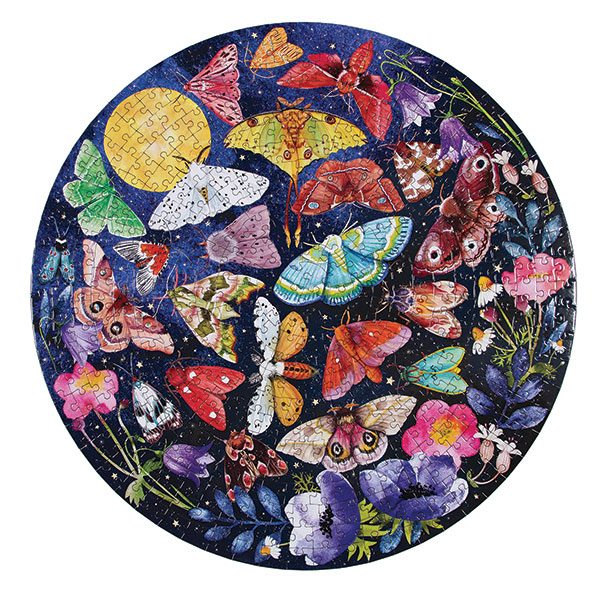 Product image for Moths Round Puzzle