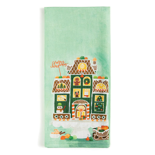 Product image for Gingerbread House Tea Towel