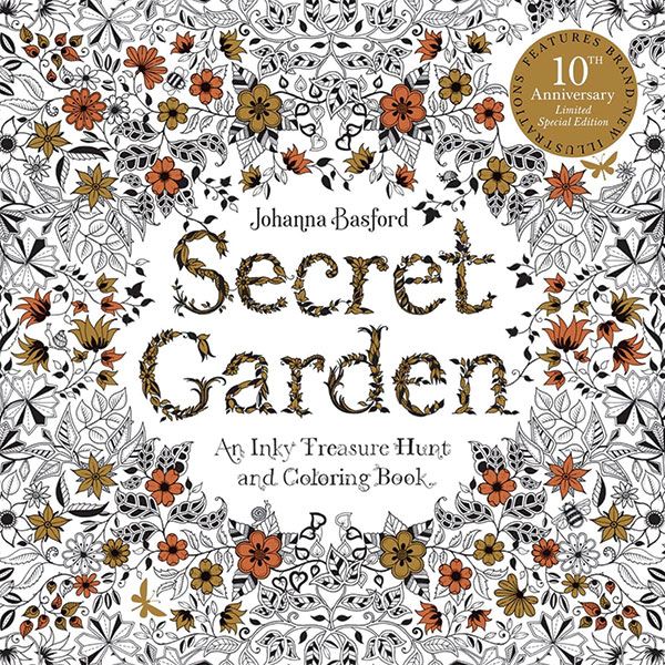 Product image for Secret Garden 10th Anniversary Coloring Book