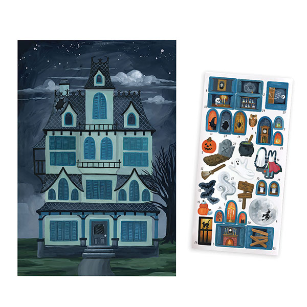 Product image for Haunted House Halloween Countdown Calendar