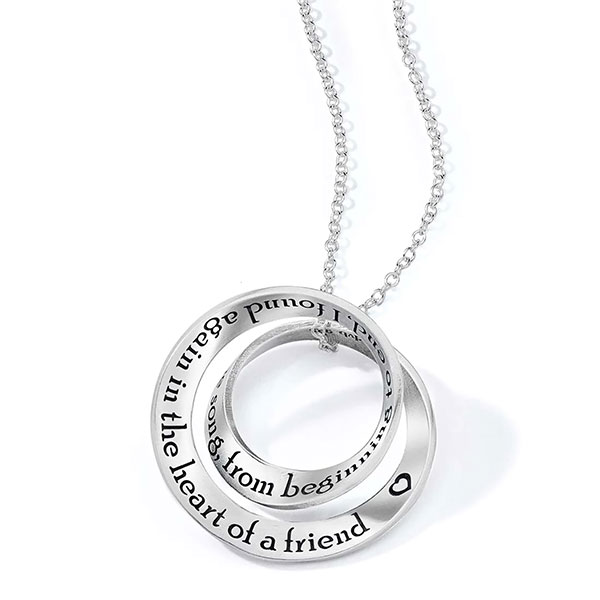 Product image for Heart of a Friend Mobius Necklace