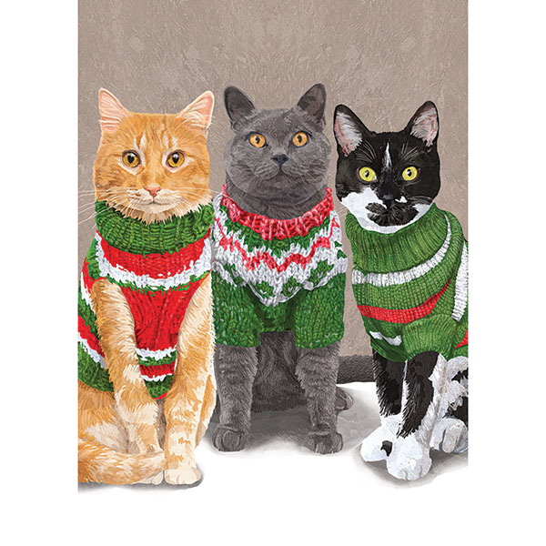 Product image for Cats in Sweaters Cards - Set of 10