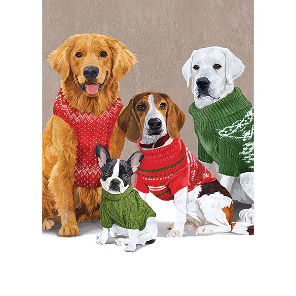 Product image for Dogs in Sweaters Cards- Set of 10