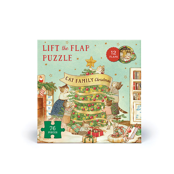 Product image for Cat Family Christmas Puzzle