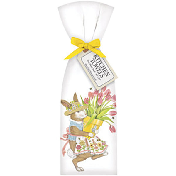 Product image for Gardening Rabbit Tea Towel