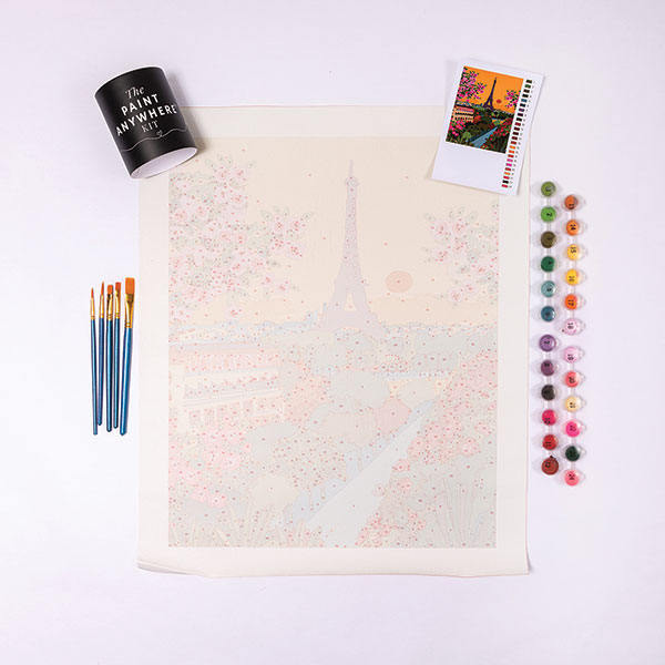 Product image for Paris Paint by Numbers 16' x 20'