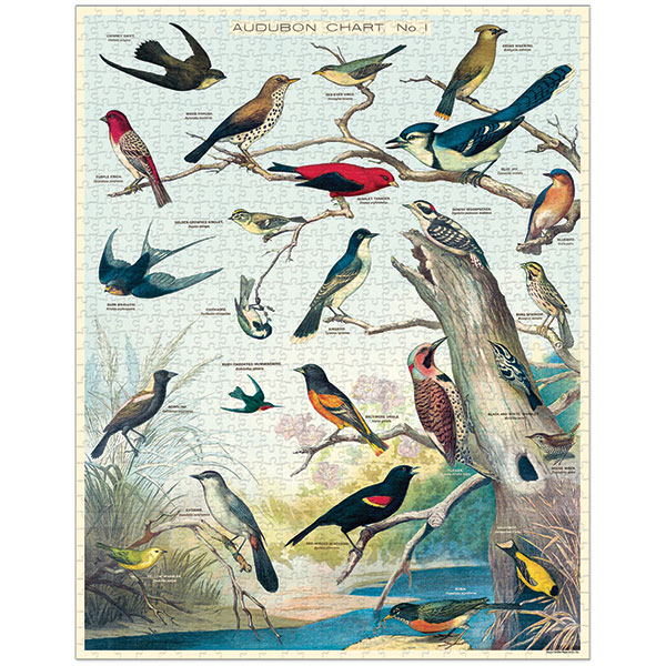 Product image for Vintage 1,000-Piece Bird Puzzle