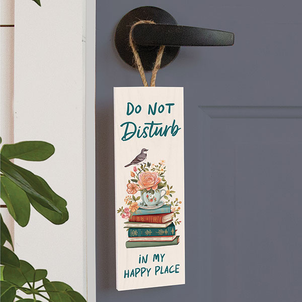 Product image for In My Happy Place Door Hanger