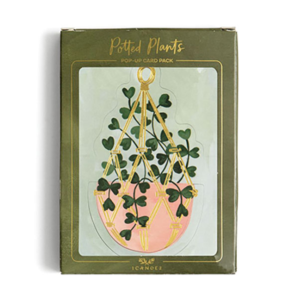 Product image for Potted Plants Pop-Up Cards - Set of 12