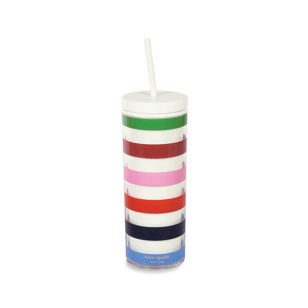 Product image for Kate Spade Adventure Stripe Insulated Tumbler