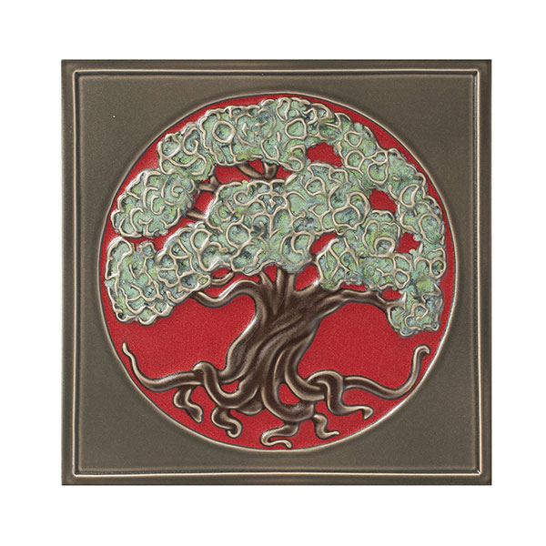 Product image for Rookwood Tree of Life Tile - Small Tile