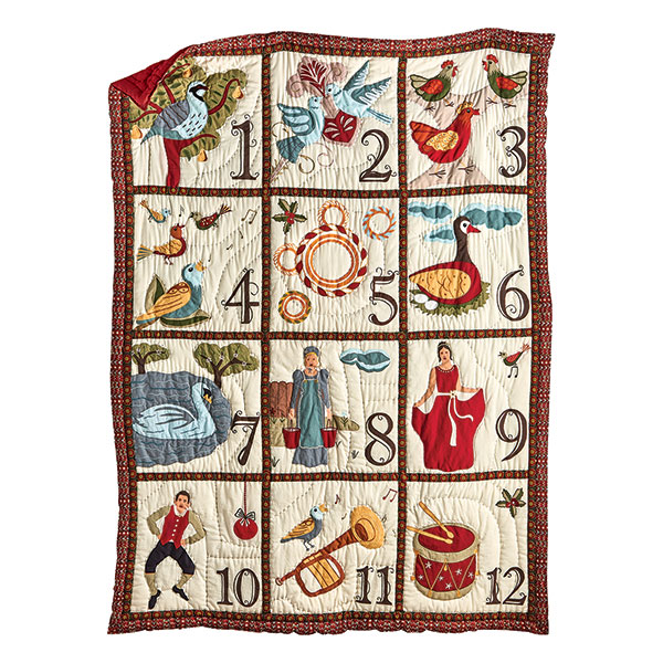Product image for Twelve Days of Christmas Quilt
