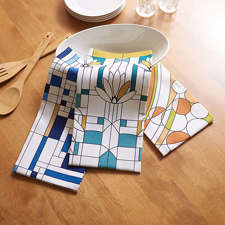 Frank Lloyd Wright® Designs Tea Towels