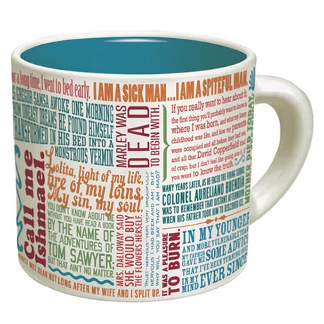 The Greatest First Lines of Literature Ever Mug