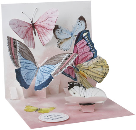 Butterflies Pop-Up Greeting Cards