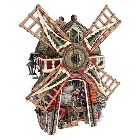 Santa's Windmill Pop-Up Card