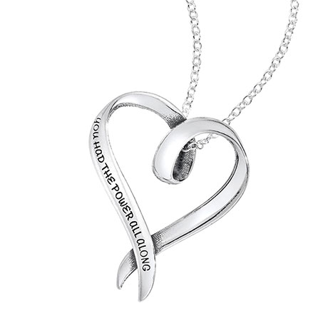 Glinda the Good Witch Heart-Shaped Necklace