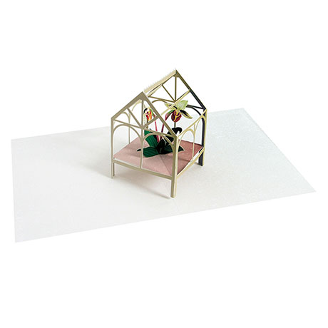 Orchid House Pop-Up Card