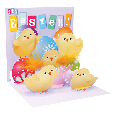 Chicks and Eggs Pop-Up Card