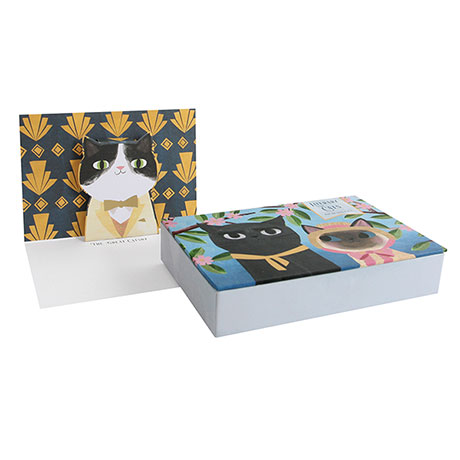 Literary Cats Pop-Up Cards