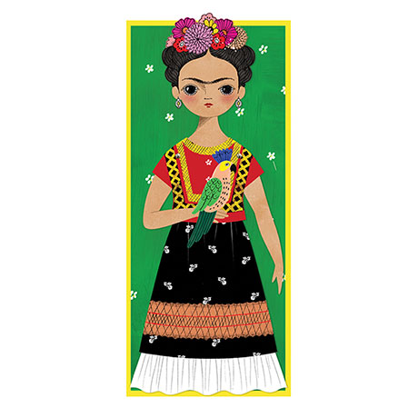 Paper Doll Card: Frida