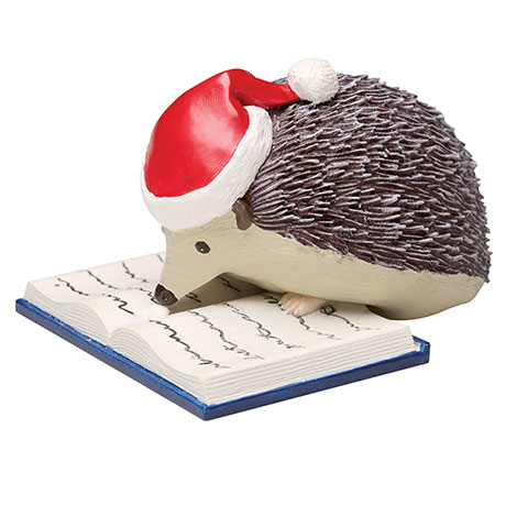 Reading Animal Ornaments - Hedgehog