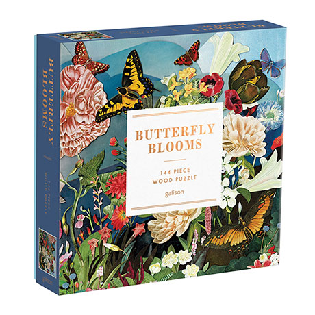 Butterfly Blooms Wood Puzzle
