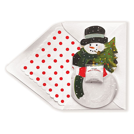 Special Delivery Cards - Snowman Snowball