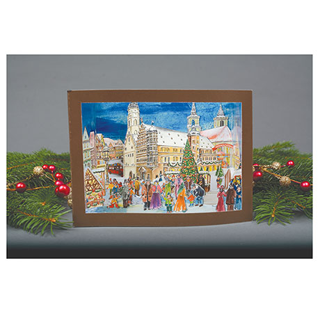 Rothenburg Christmas Market Diorama Card