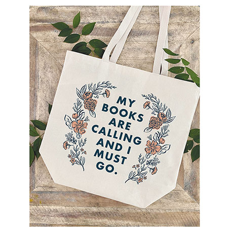 My Books Are Calling Tote Bag