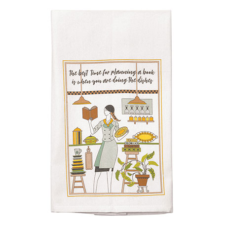 Doing the Dishes Tea Towel