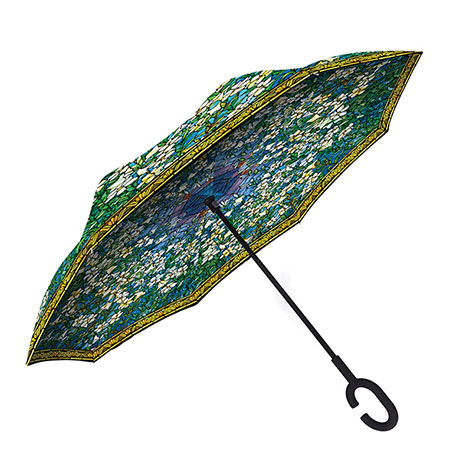 Tiffany Field of Lillies Reversible Inverted Umbrella