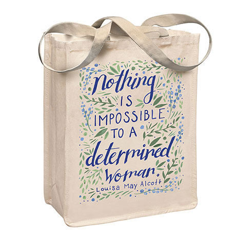 'Nothing is Impossible' Alcott Tote