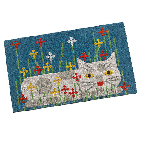 Edie Harper Cat Doormat: Summer