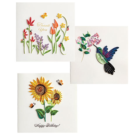 Summer Quilling Cards Set