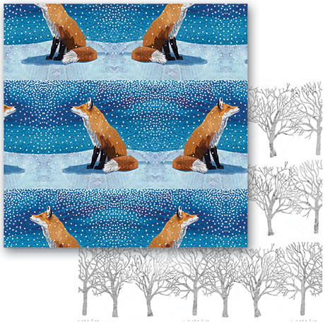 Fox Movement Wrapping Paper