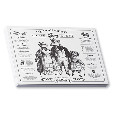 Mealtime Fun and Games Paper Placemats