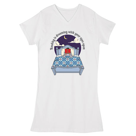 Reading Is Dreaming Night Shirt