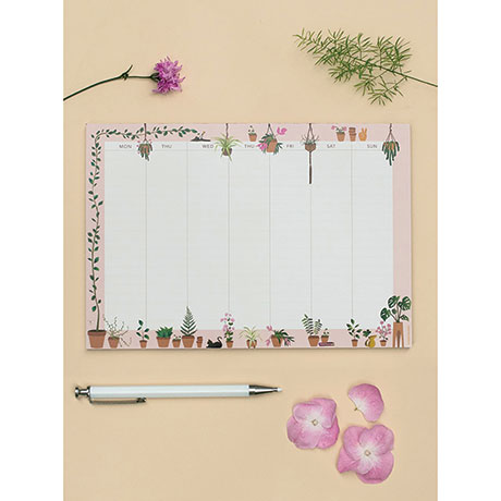 Plant Lady Weekly Notepad