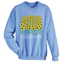 Alternate Image 2 for Together Sunflower T-Shirt or Sweatshirt