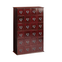 Alternate image for Library CD Storage Cabinet: 24-Drawer